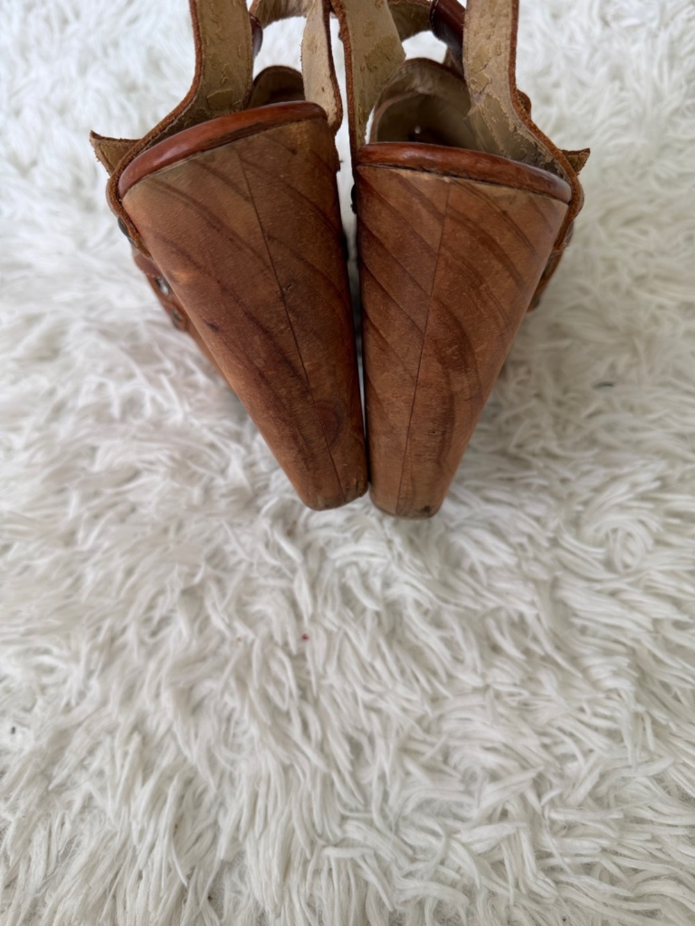 BedStu Bed Stu Caitlin II Tan Rustic Platforms Size 8.5 - Picture 5 of 7